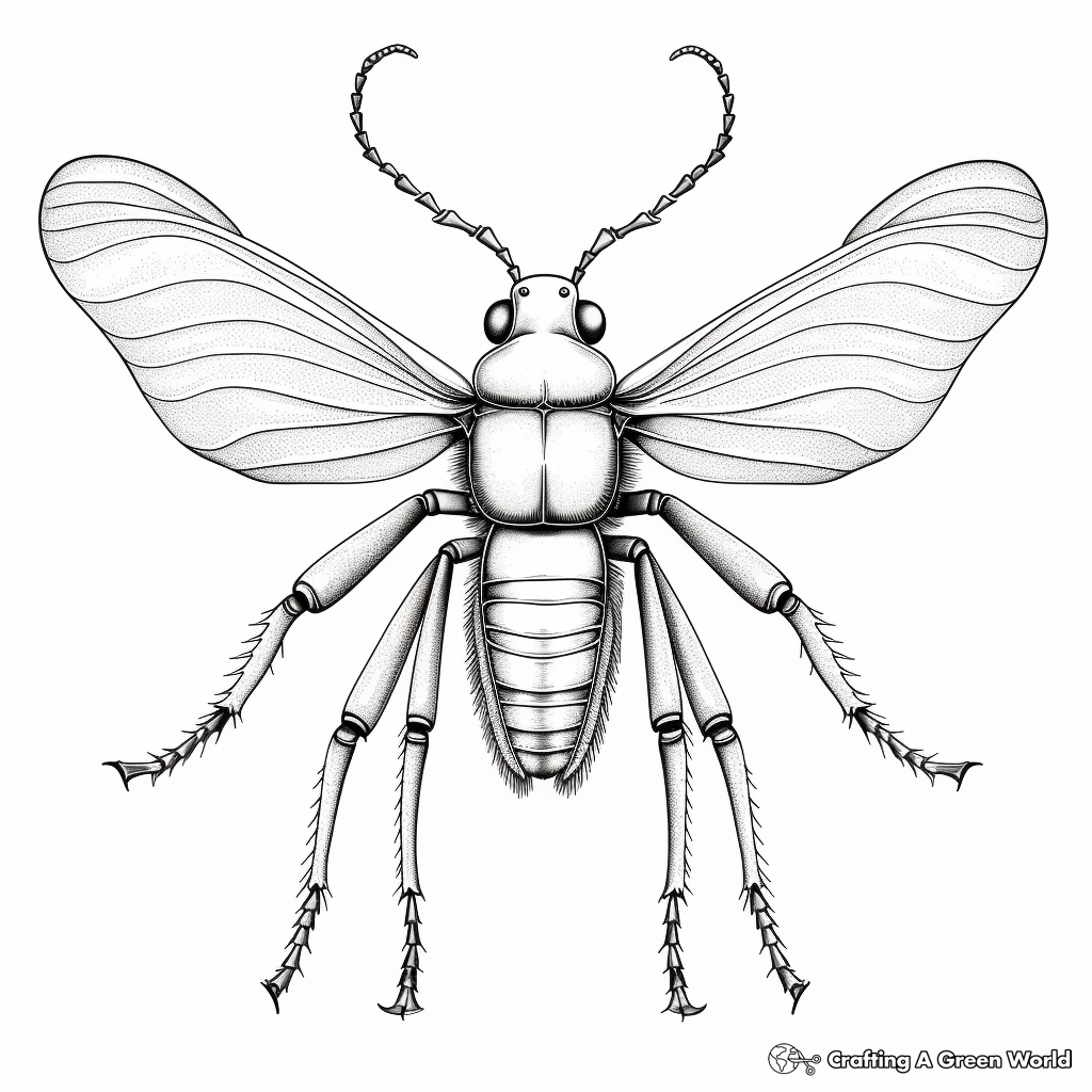 Beetle coloring pages