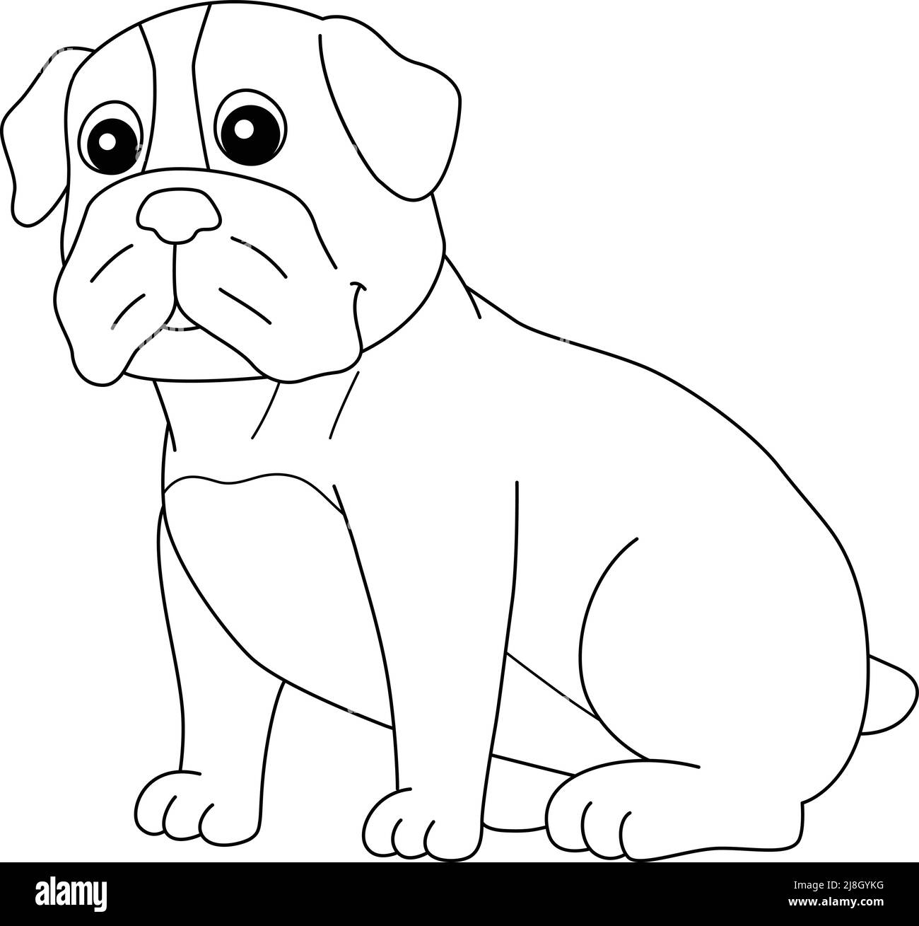 Bulldog drawing hi