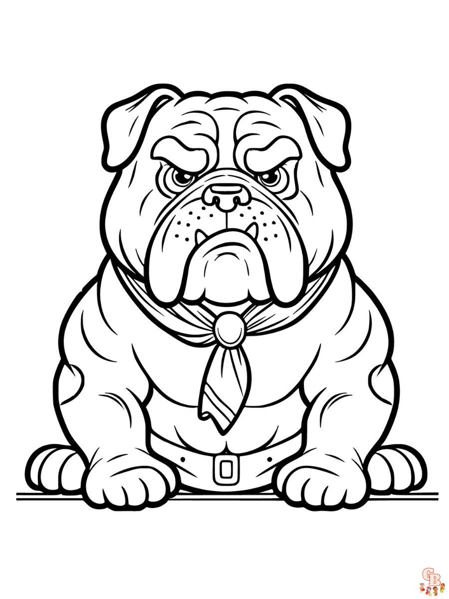 Dogs coloring pages to print