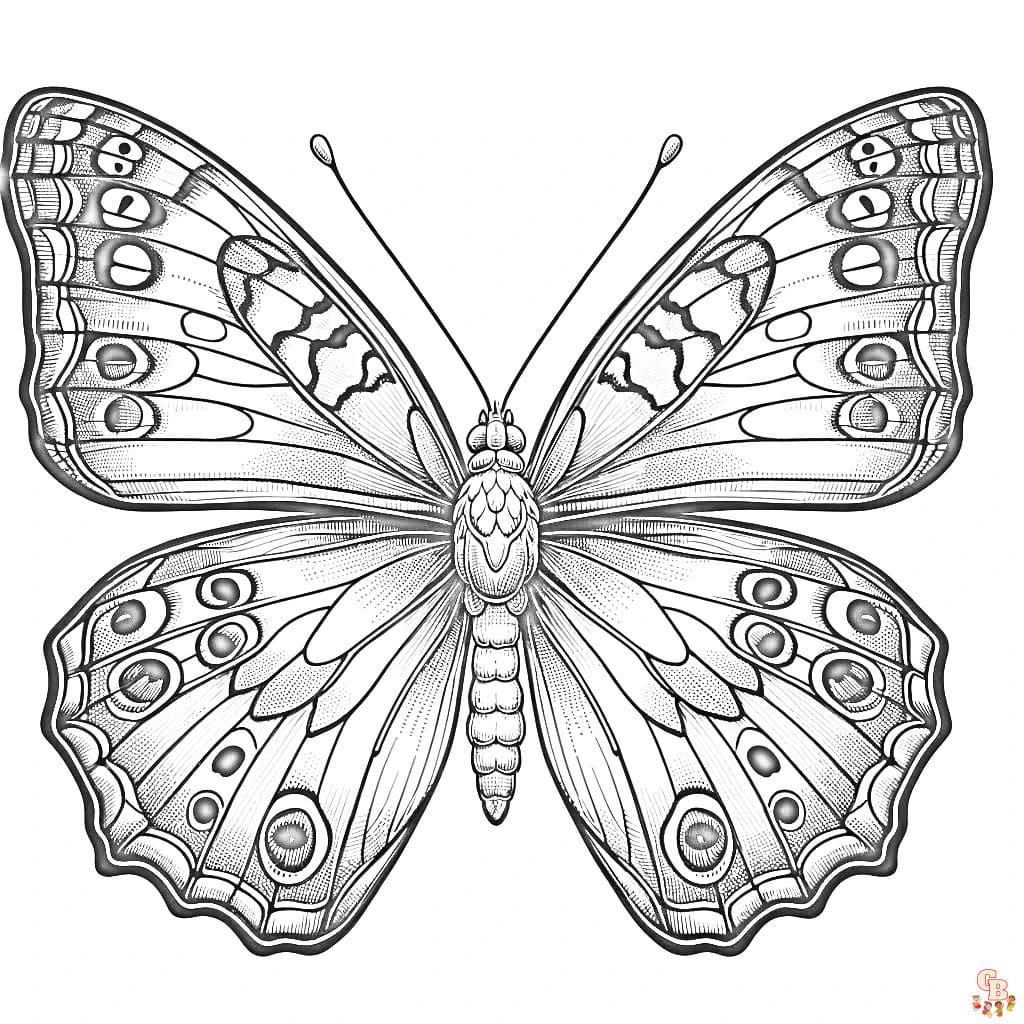Flutter into fun with preschool butterfly coloring pages