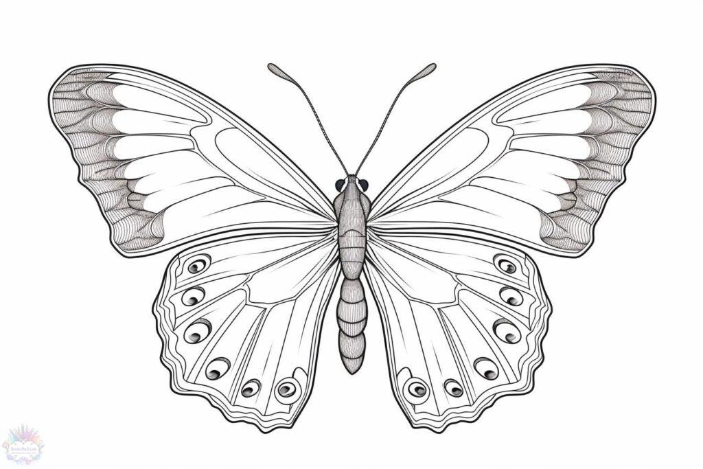 Butterfly coloring pages