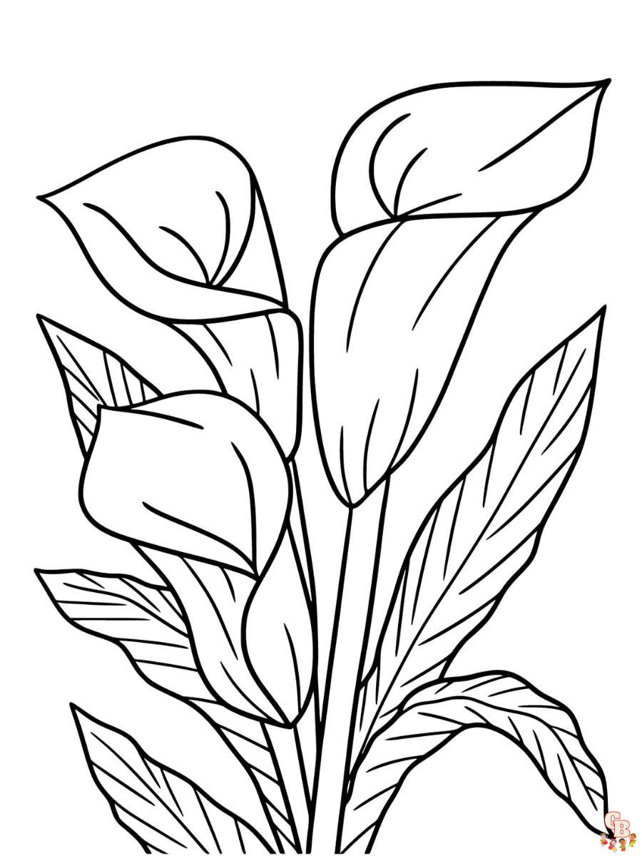 Enjoy free printable flowers coloring pages with