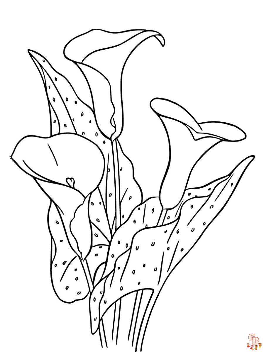 Enjoy free printable flowers coloring pages with