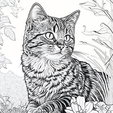 Kitty coloring page images â browse photos vectors and video