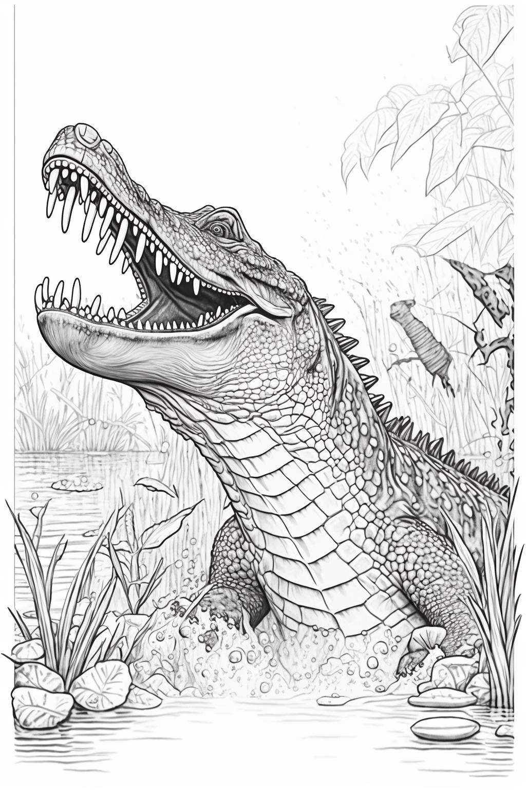Crocodile coloring book for children years old coloring pages ñðñððµñðñðññ