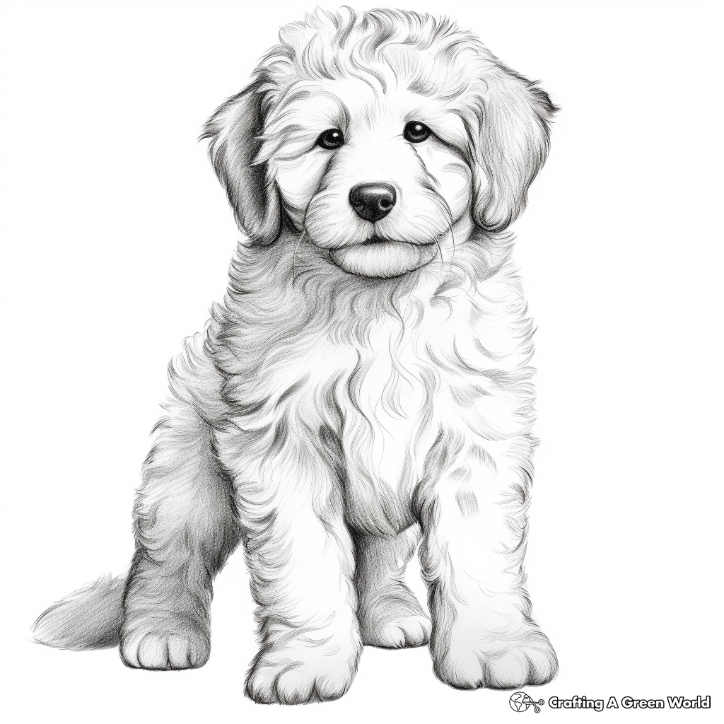Dog realistic coloring pages