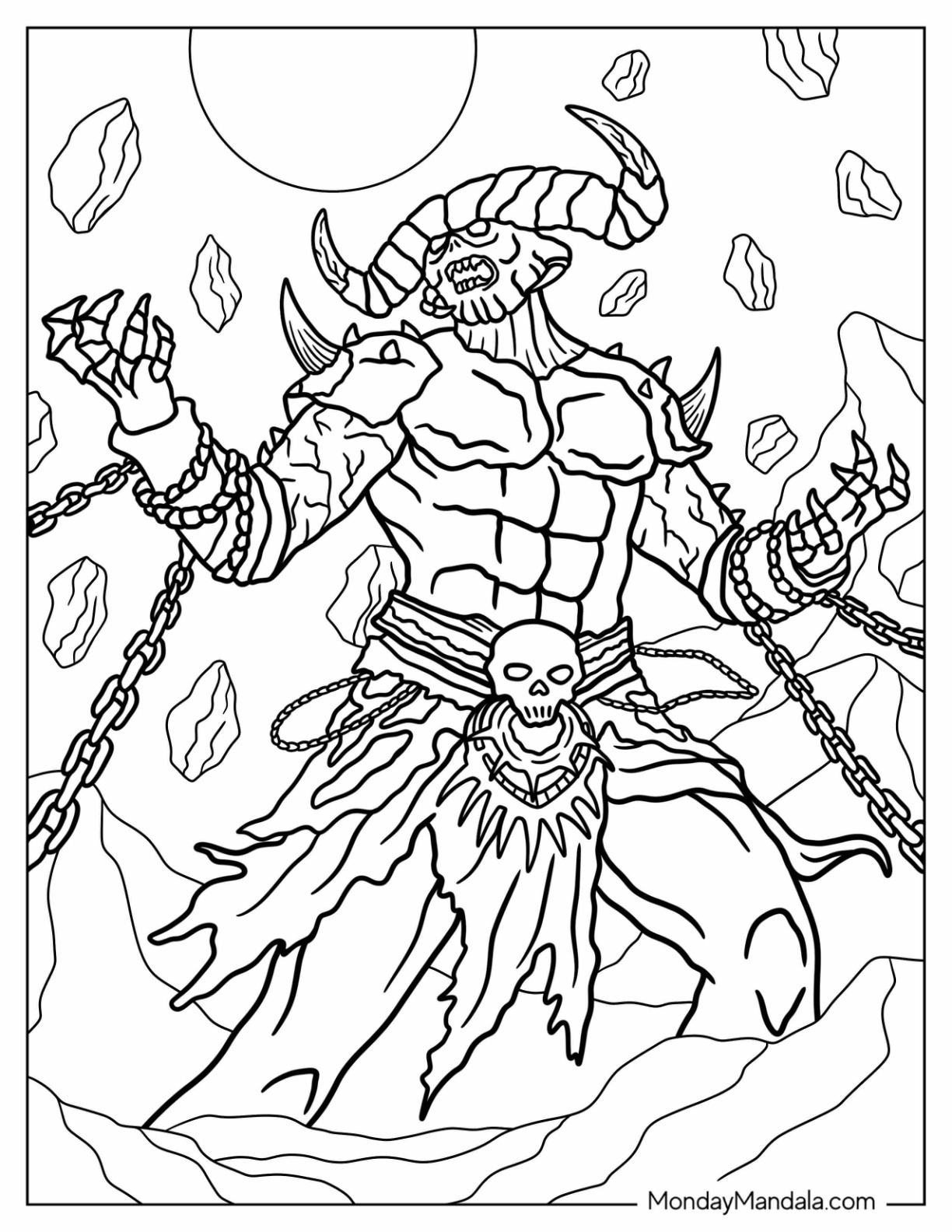 Fantasy coloring pages free pdf printables