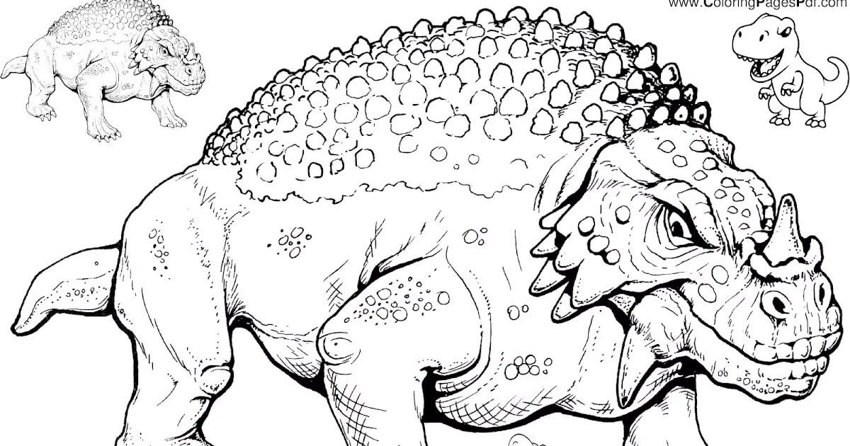 Realistic dinosaur coloring pages rcoloringpagespdf