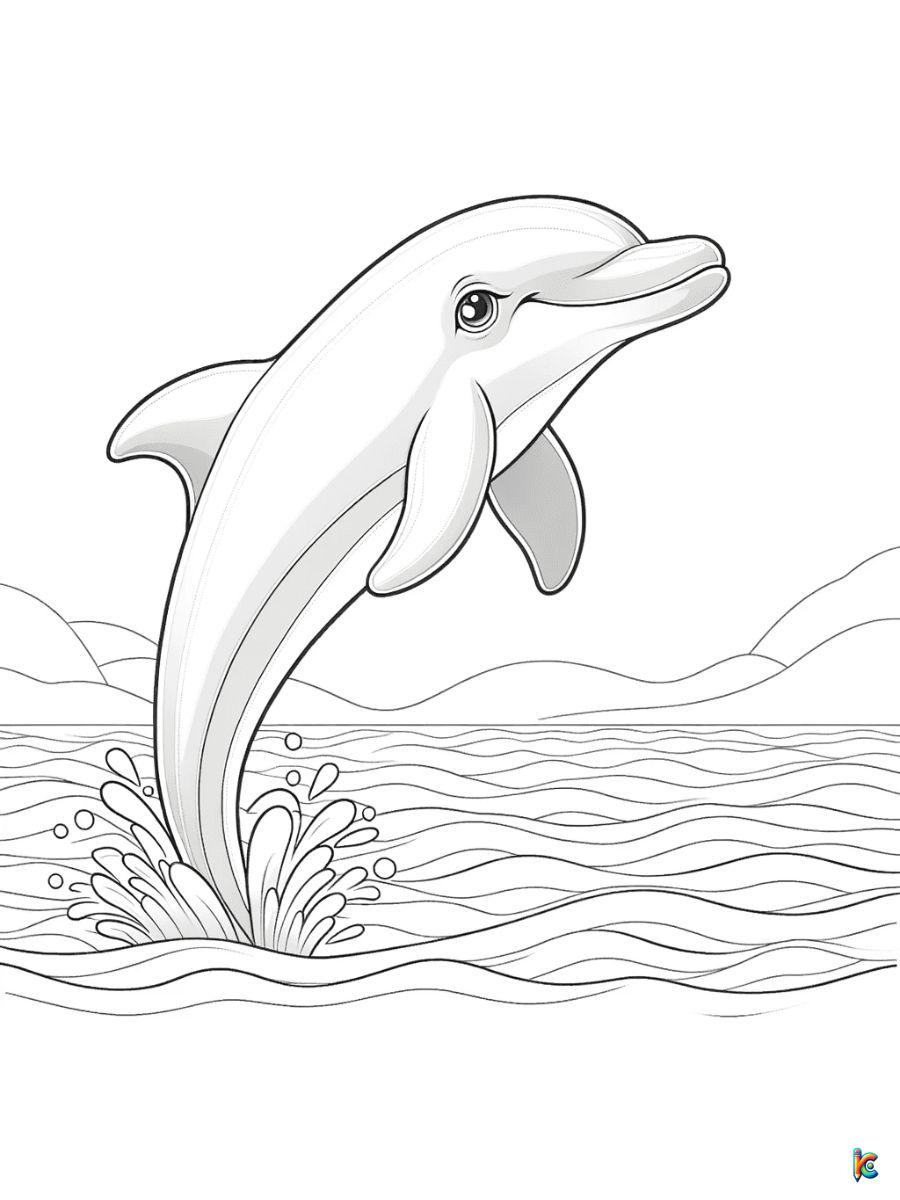 Dolphin coloring pages â