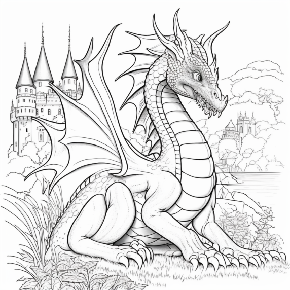 Dragon drawing