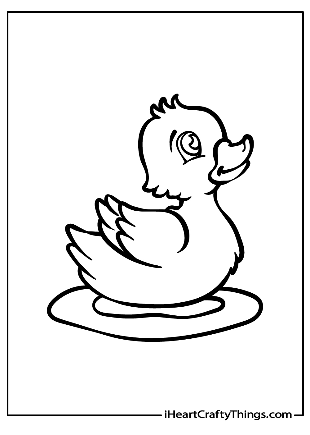 Duck coloring pages free printables