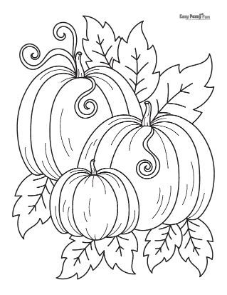 Pumpkin coloring pages
