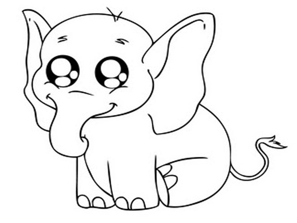 Free printable elephant coloring pages for kids
