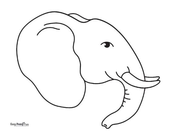 Printable elephant coloring pages â sheets