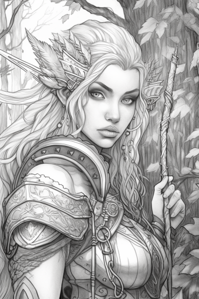 Ððâï free fantasy coloring pages for adults