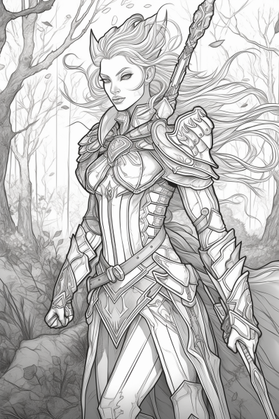 Ððâï free fantasy coloring pages for adults