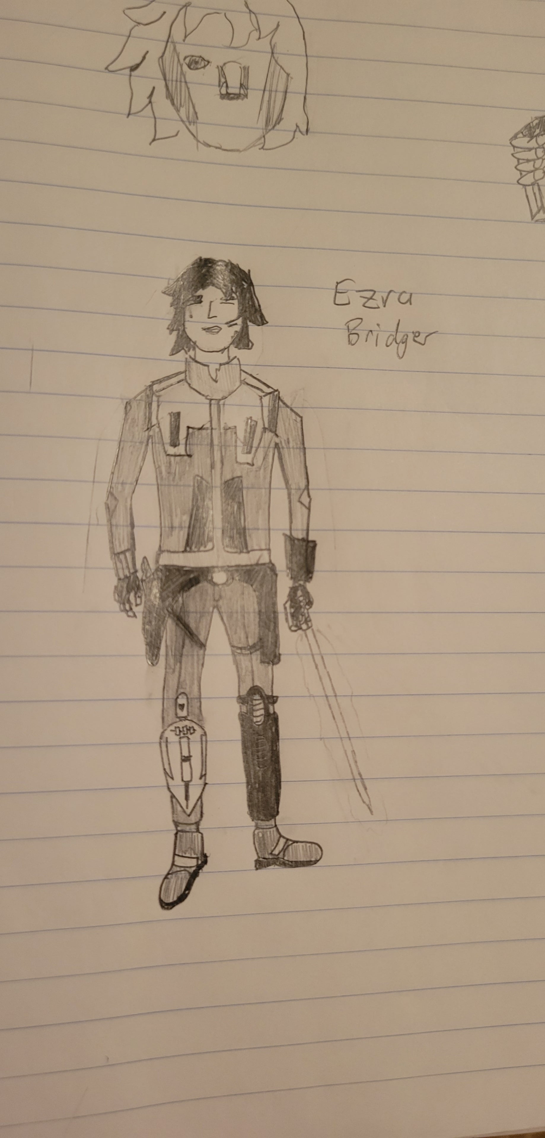 Made a little sketch of ezra today rstarwarsrebels