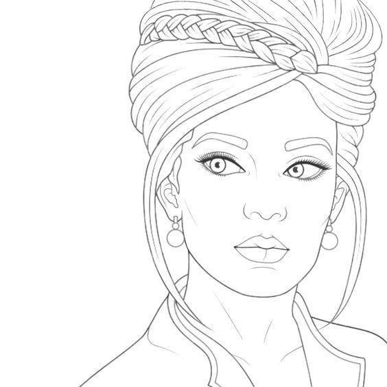 Nice girl coloring page people coloring pages beautiful pencil drawings cute coloring pages