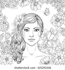 Black woman face coloring pages royalty