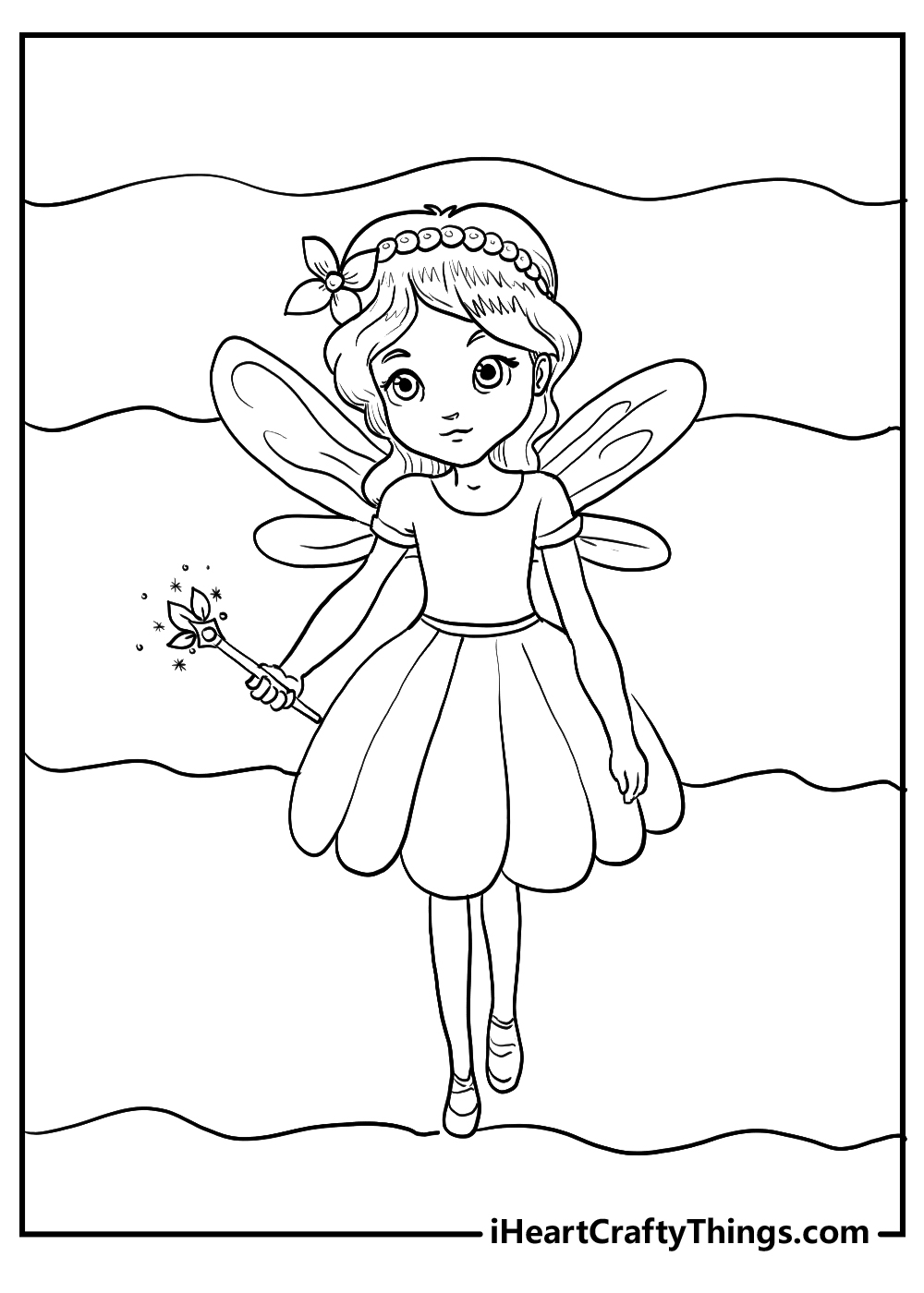 Printable fairy coloring pages updated