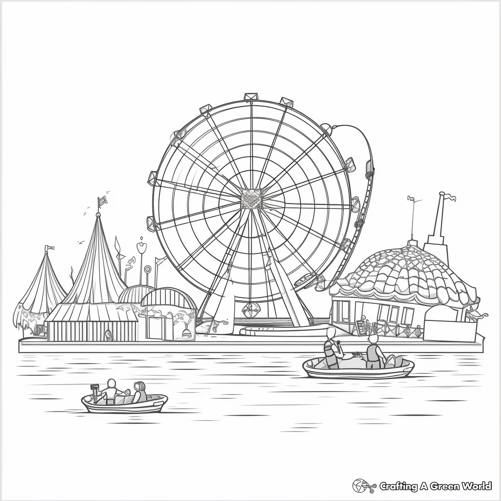 Summer bucket list coloring pages