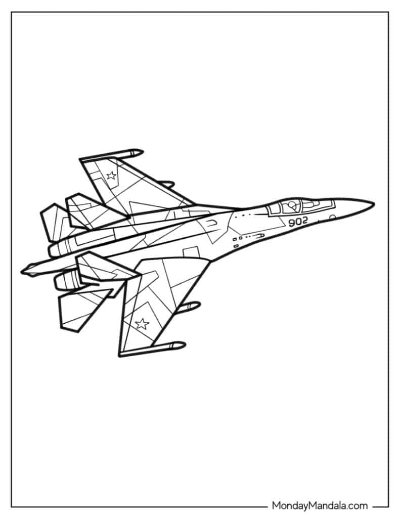 Jet coloring pages free pdf printables