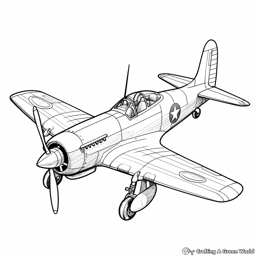 Realistic fighter jet coloring pages