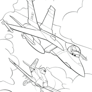 Planes coloring pages printable for free download