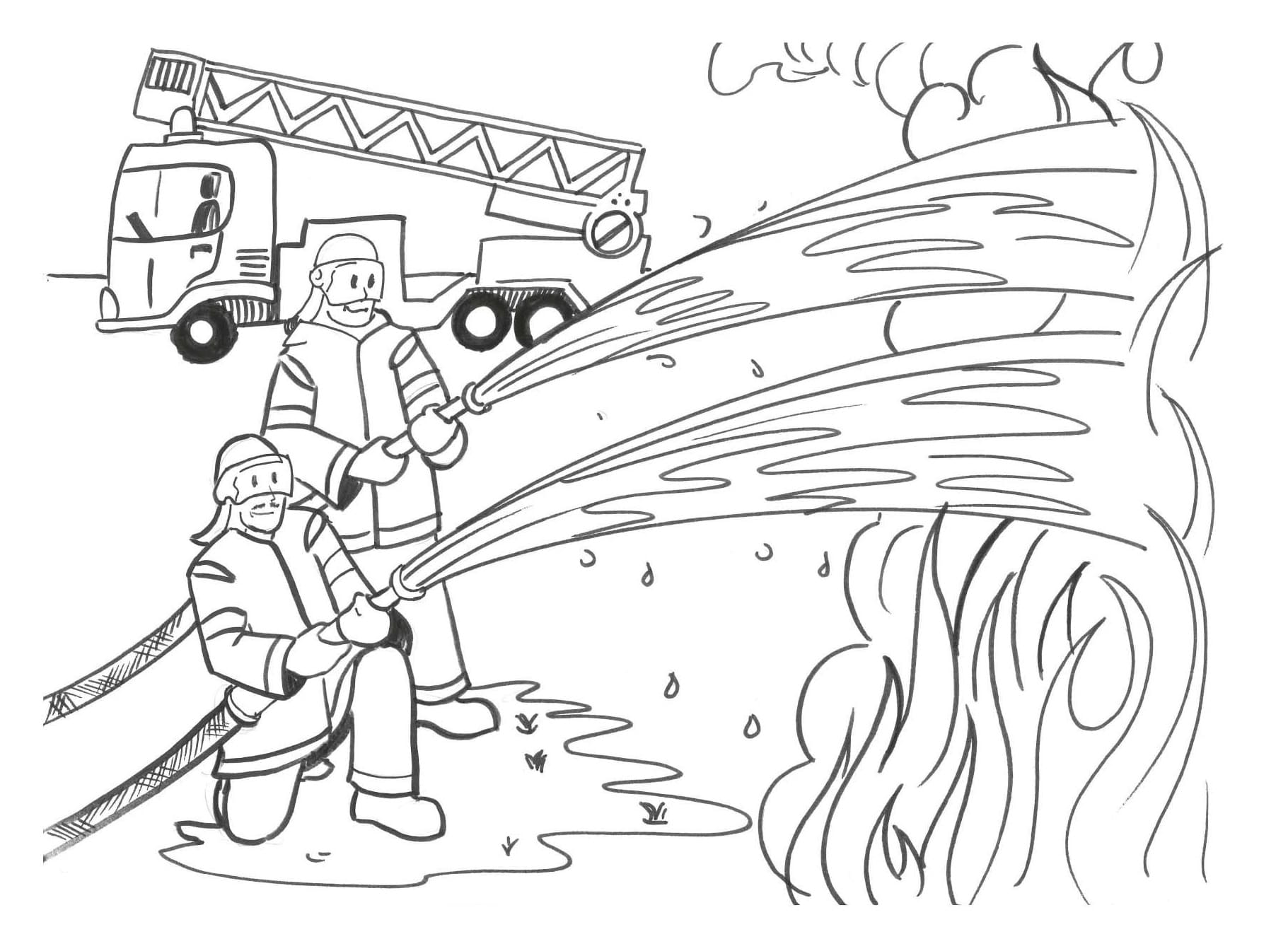 Get creative with marshall fire truck coloring pages for kids