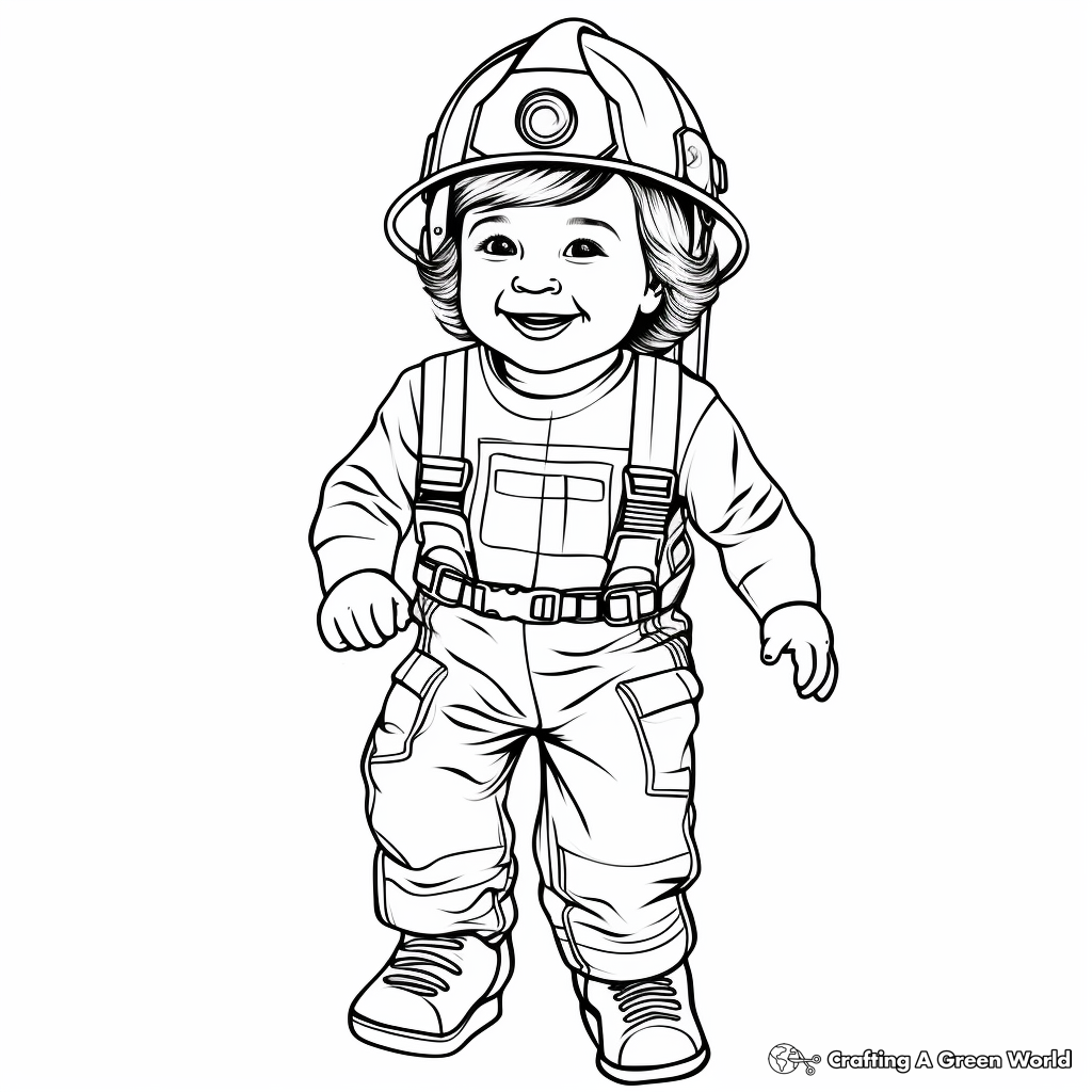 Overalls coloring pages