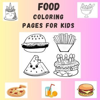 Food coloring pages for kids printable worksheets mcpo by the learning apps