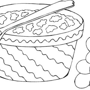 Desserts coloring pages printable for free download