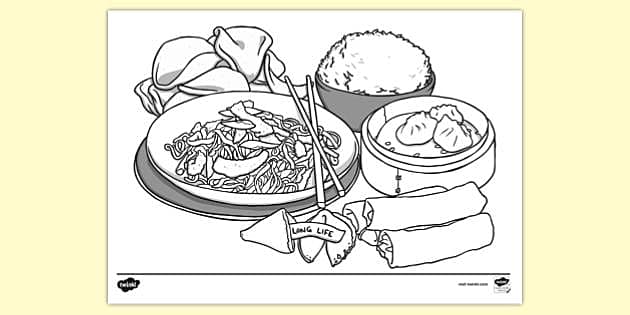 Free food louring page ks louring sheets