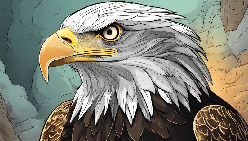 Realistic bald eagle stock illustrations â realistic bald eagle stock illustrations vectors clipart