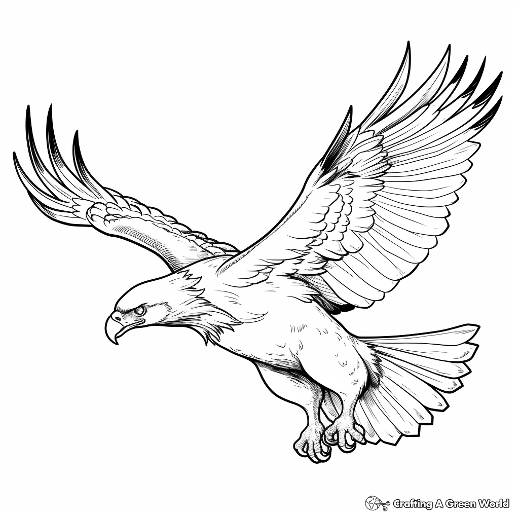 American eagle coloring pages