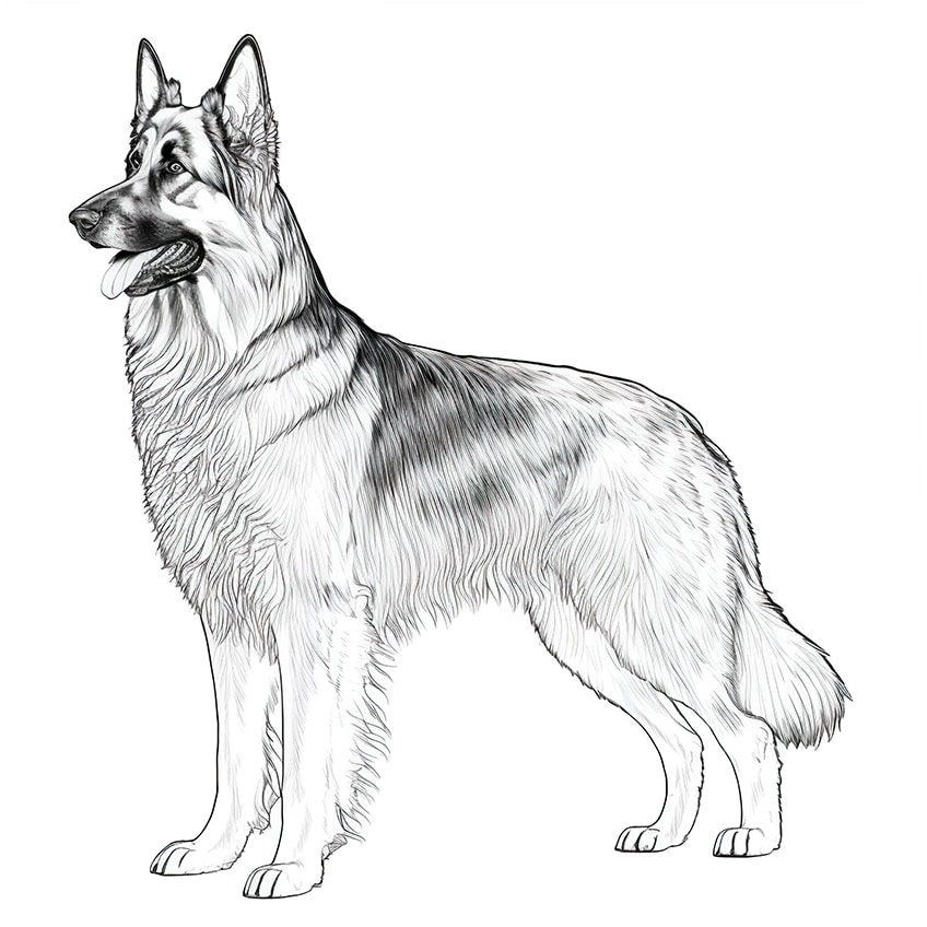 Dog coloring pages â coloring sheets for popular breeds