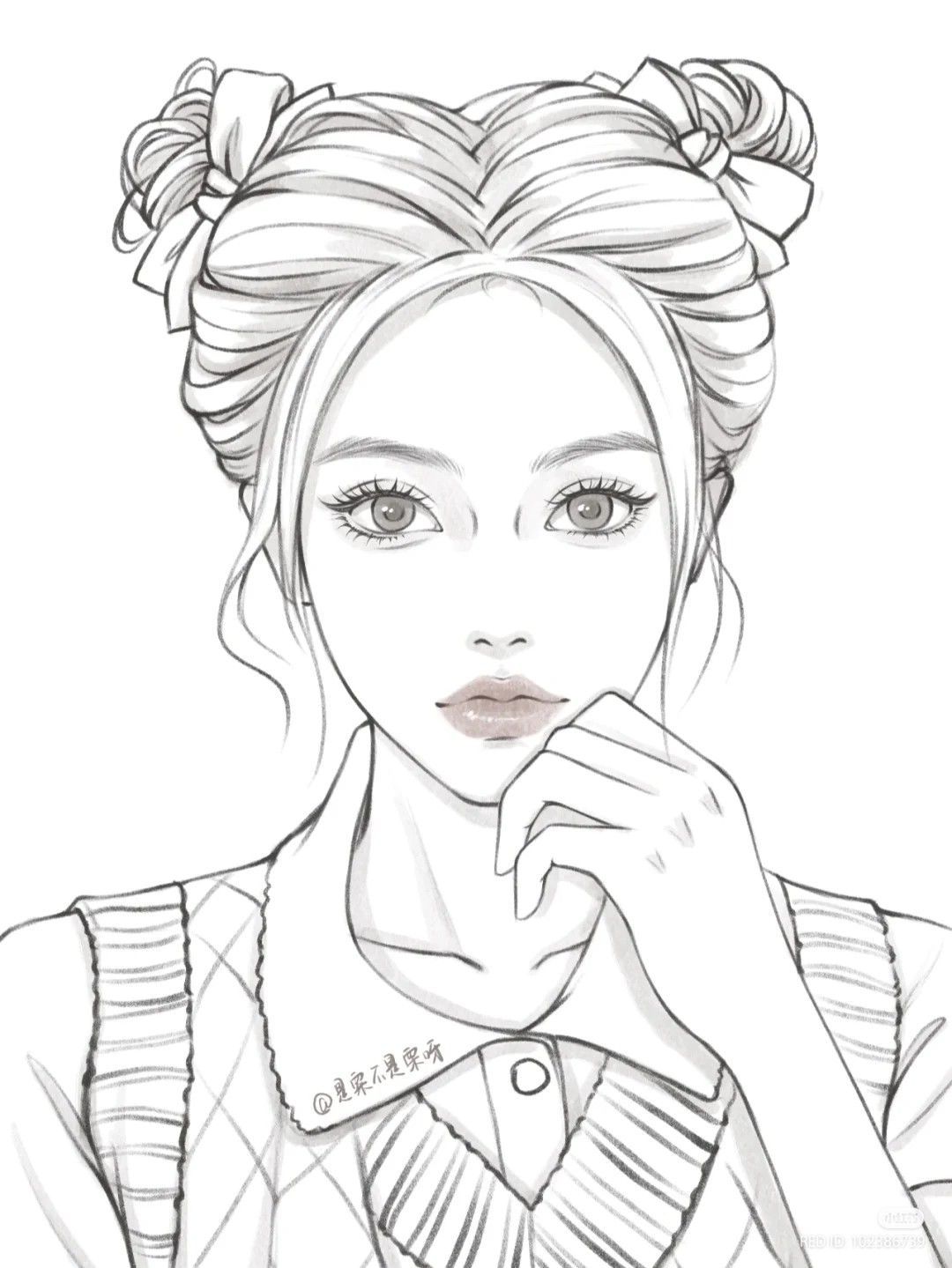 Nfahim i will make coloring book page illustrations for children for on fiverr coloring book art girl drawing sketches art drawings sketches creative