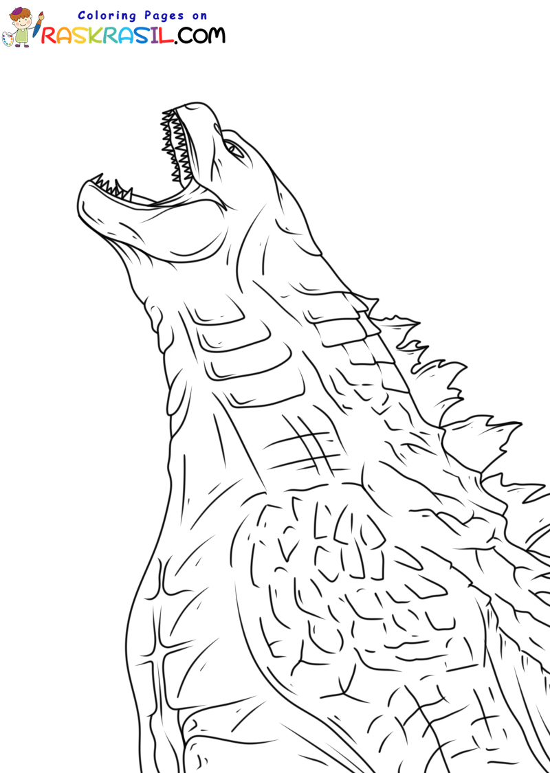Godzilla coloring pages