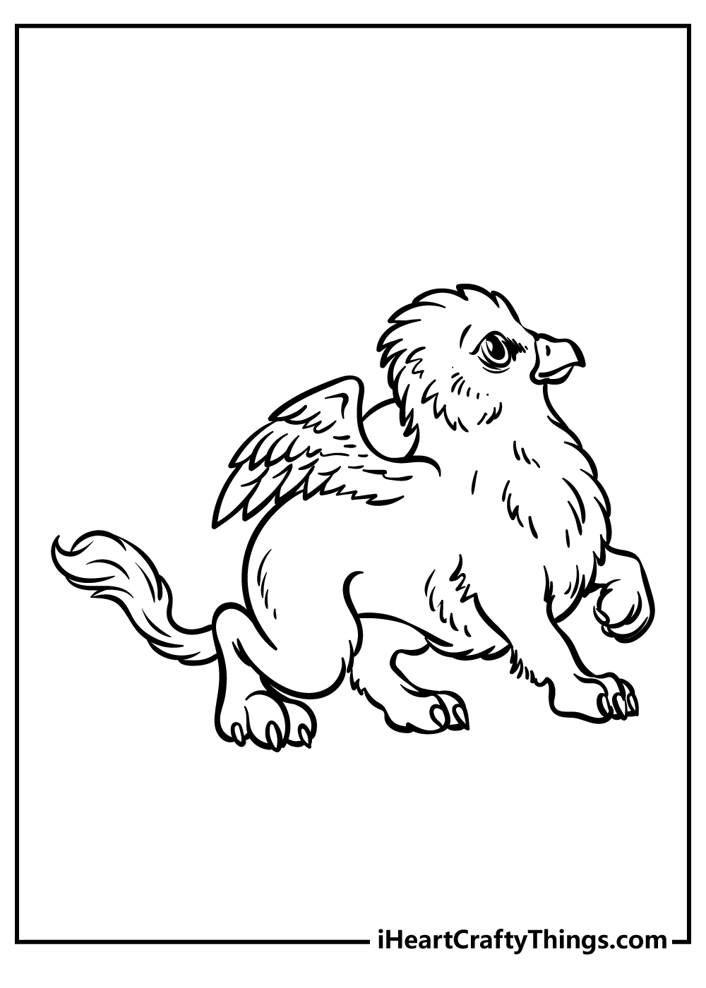 Griffin coloring pages free printables