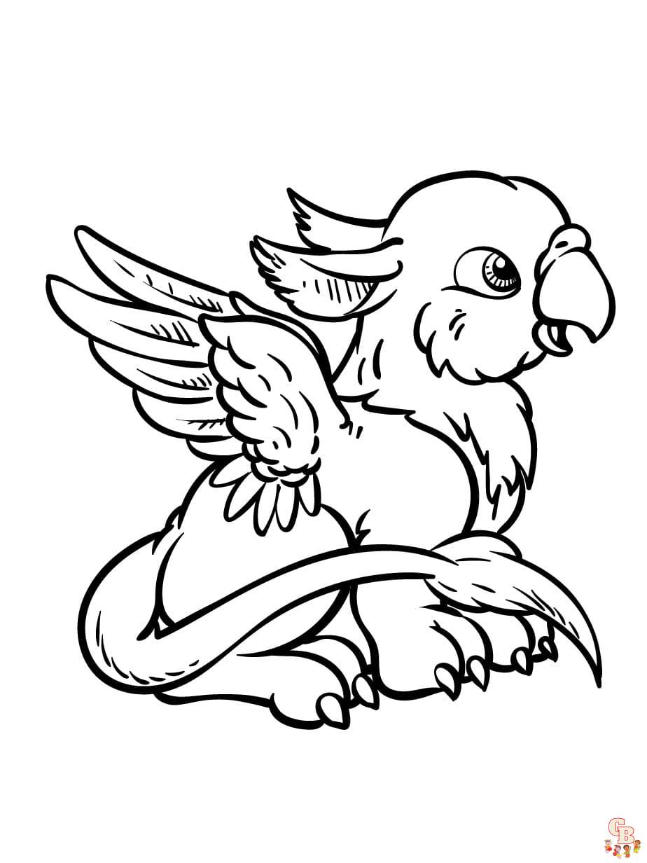 Printable griffin coloring pages free for kids and andults