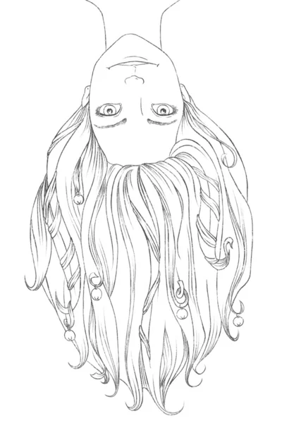 Relaxing coloring pages stock illustrations