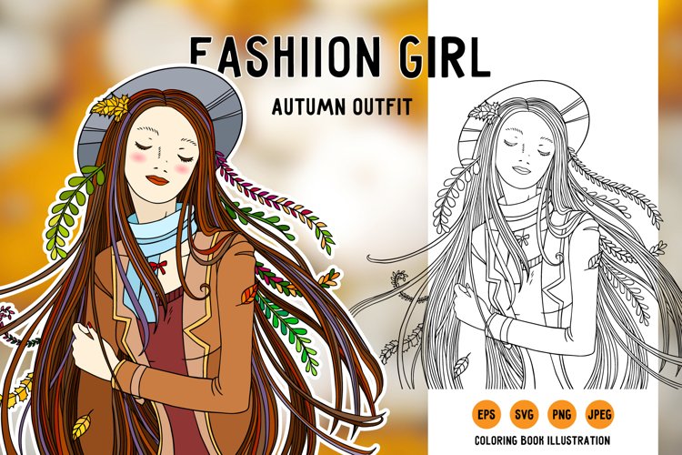 Makeup coloring pages design bundles