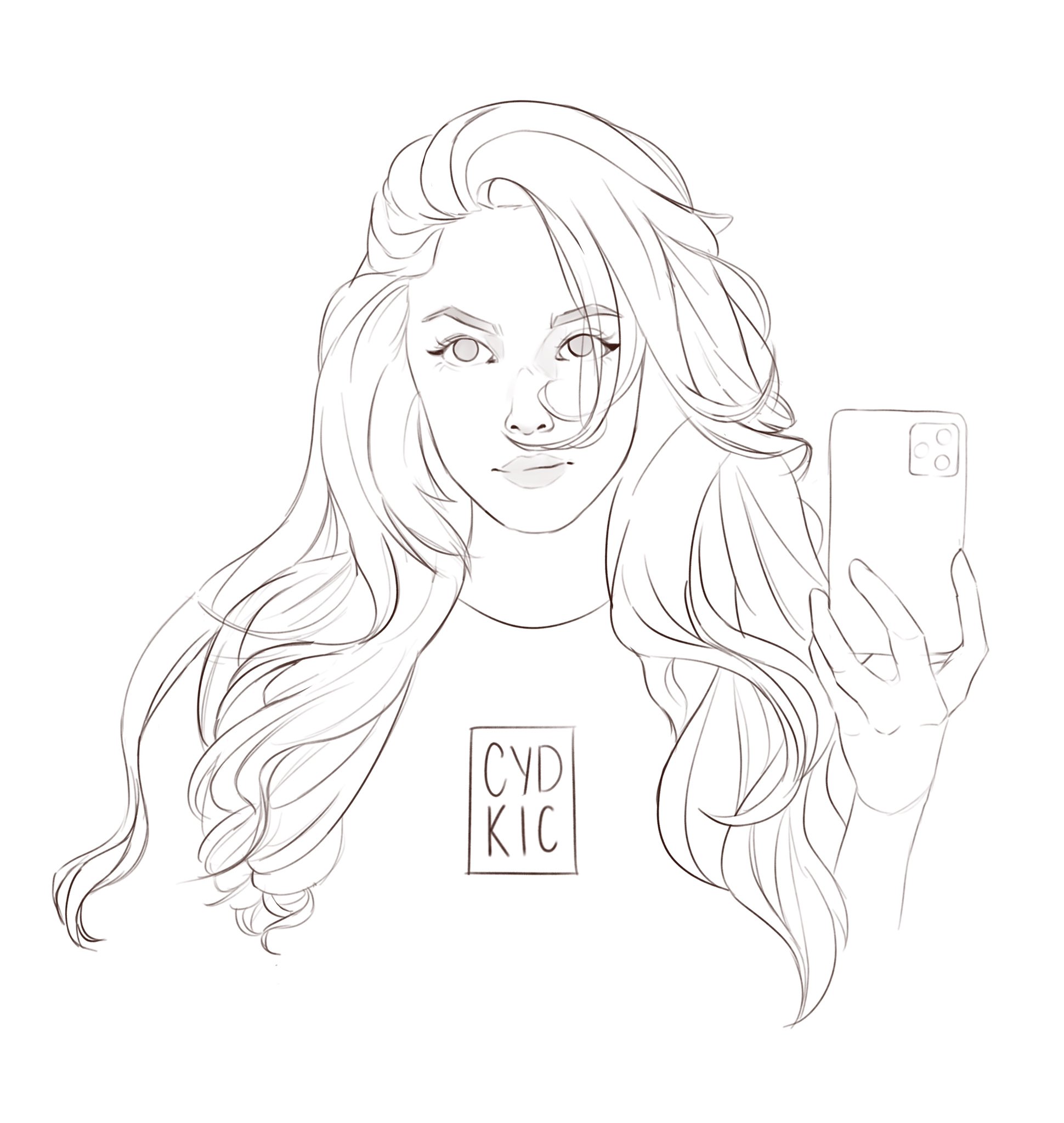 Viiâïms open on x wanted to practice some hair so who better to use as ref than the queen herself valkyrae art drawing sketch digitalart artiston valkyrae arttwt httpstcoxwkngengj x