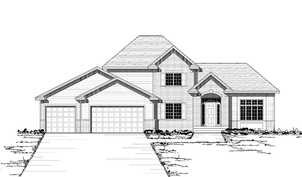 European style house plan