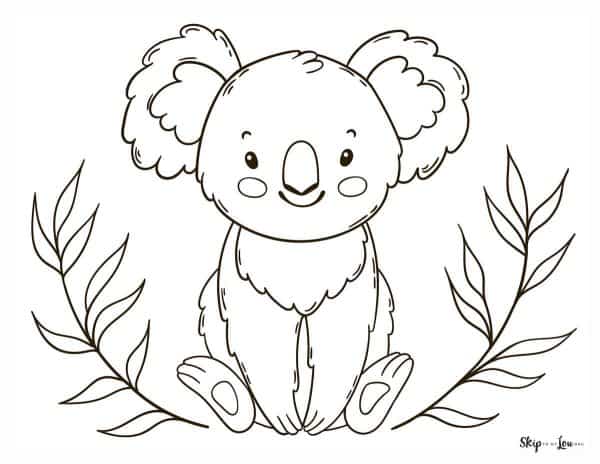 Koala coloring pages skip to my lou
