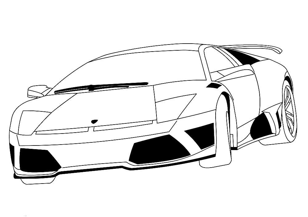Lamborghini coloring pages to download and print for free