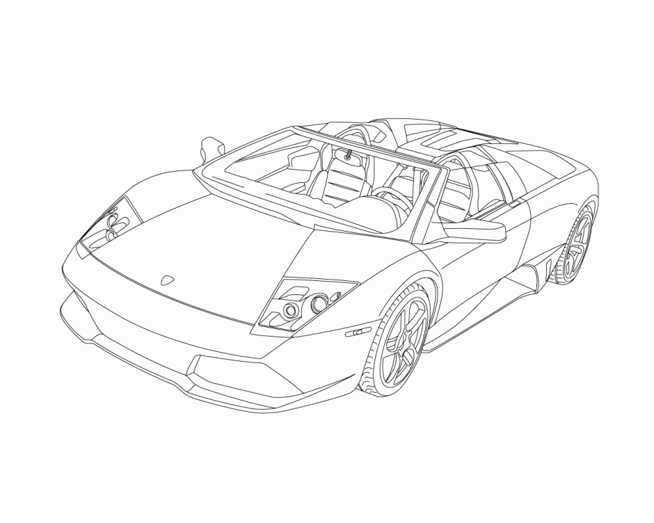 Lamborghini coloring pages to download and print for free