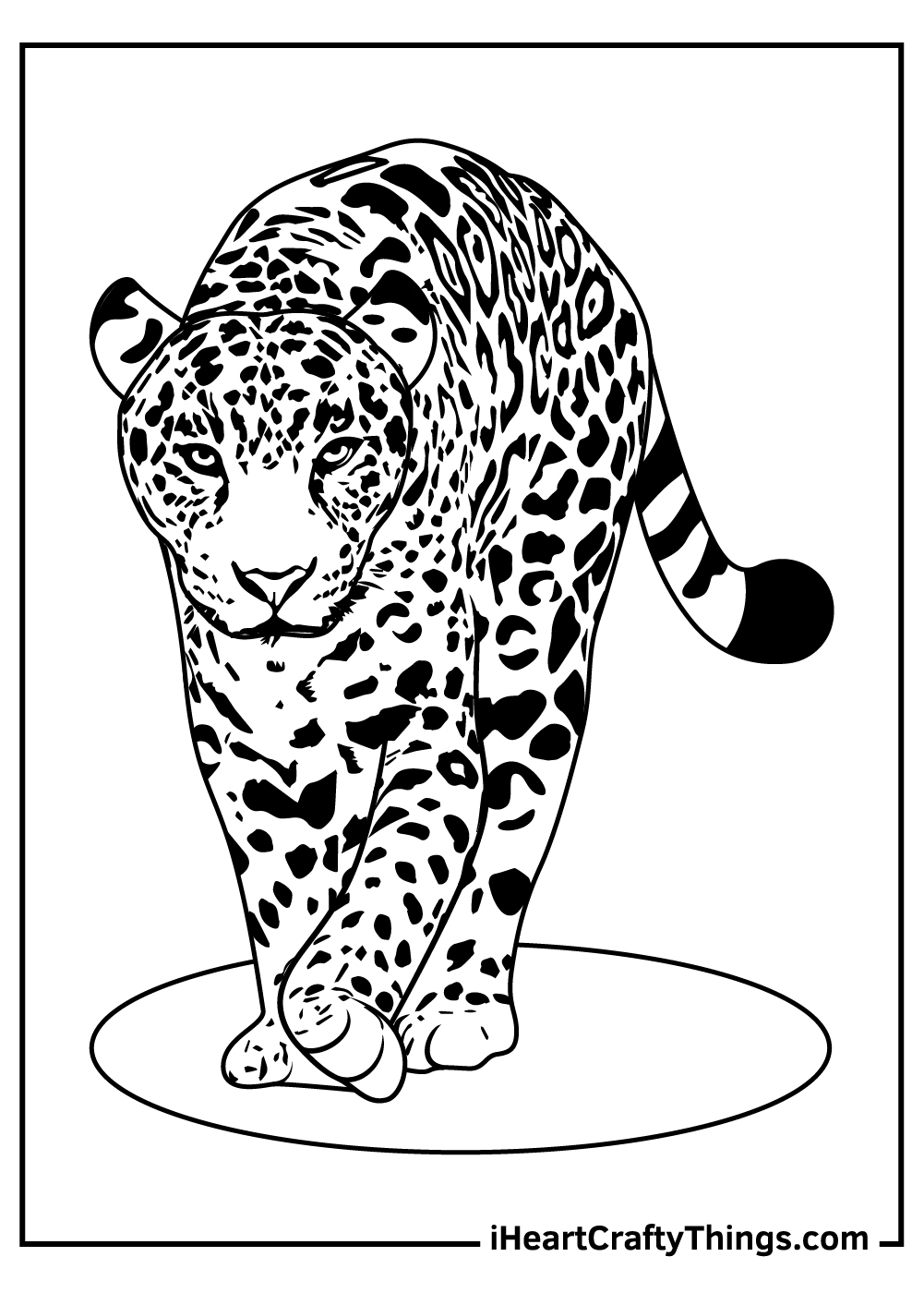 Leopards coloring pages free printables