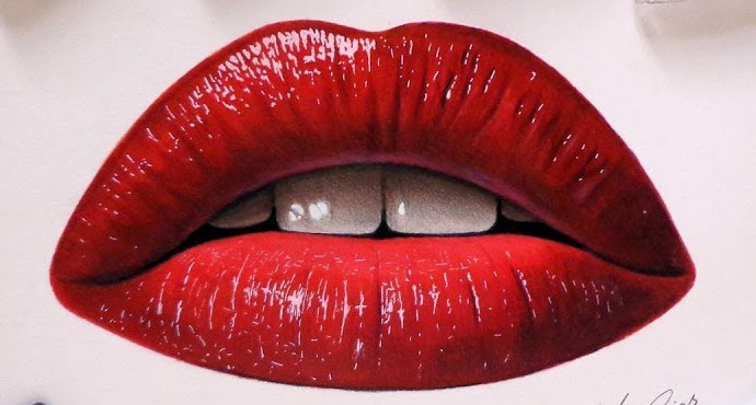 Easy lips drawing ideas for beginners to try