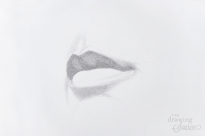 How to draw lips step by step